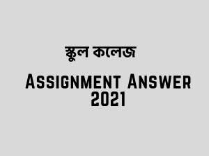 Recent Class 6 Assignment Answer 2021